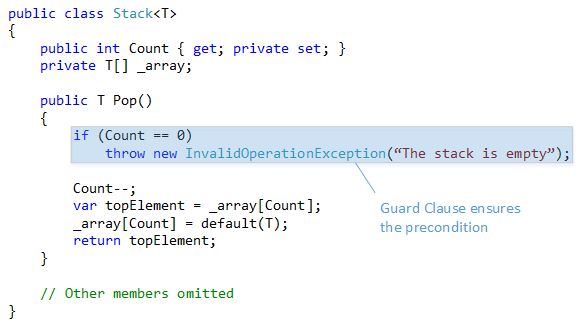 Guard Clause Example